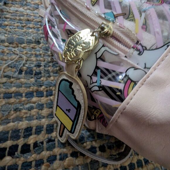 Luv Betsey Johnson Ice Cream Backpack Mini Pink Purple Rainbow Cute Girlhoodcore - Picture 4 of 12